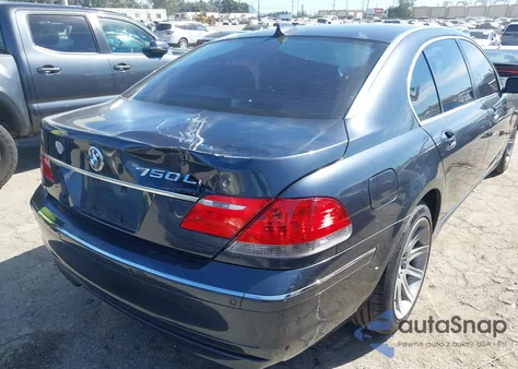 2006 BMW 750Li z USA, uszkodzony, nr VIN WBAHN83576DT35510